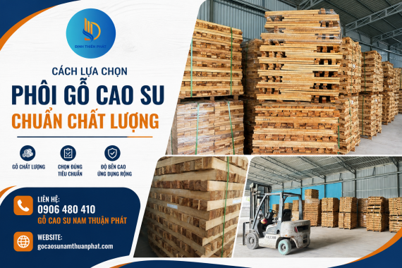 Cách Lựa Chọn Phôi Gỗ Cao Su Chuẩn Chất Lượng