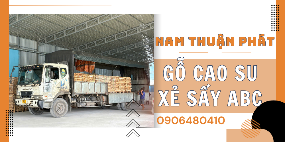 GỖ CAO SU XẺ SẤY ABC
