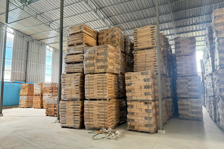 Gỗ cao su xẻ sấy ABC